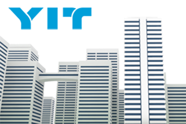 Логотип ЮИТ и новостройка