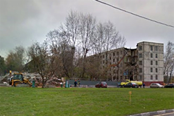 Место строительства домов в Котловке