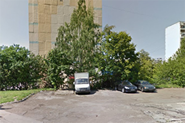 Место строительства на Ленинском проспекте ЗАО Москвы
