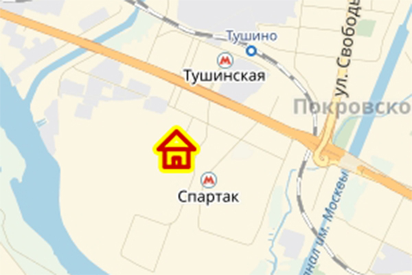 Жилой дом в Покровское-Стрешнево на карте Москвы