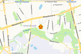 Дом по реновации в Можайском районе на карте Москвы