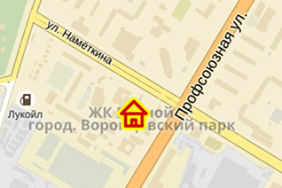 ЖК на ул. Профсоюзной на карте Москвы